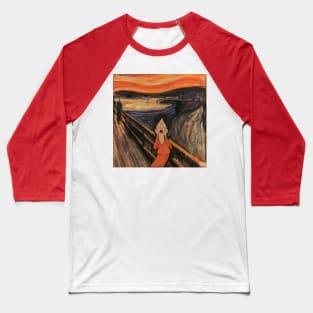 Burgers Painting Scream Linda Baseball T-Shirt